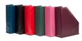 Magazine file, PVC, 95 mm, VICTORIA OFFICE,  wine-red